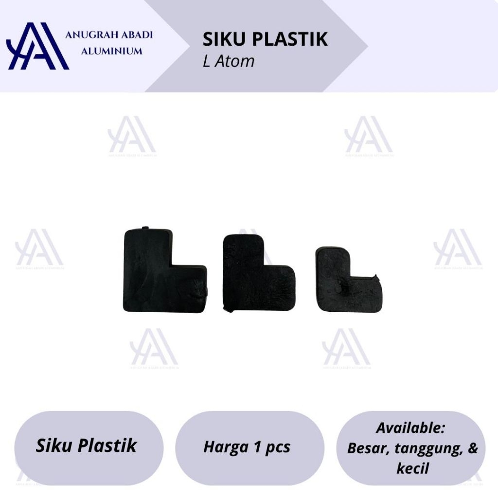 Siku Plastik Aluminium / Penyambung Hollo