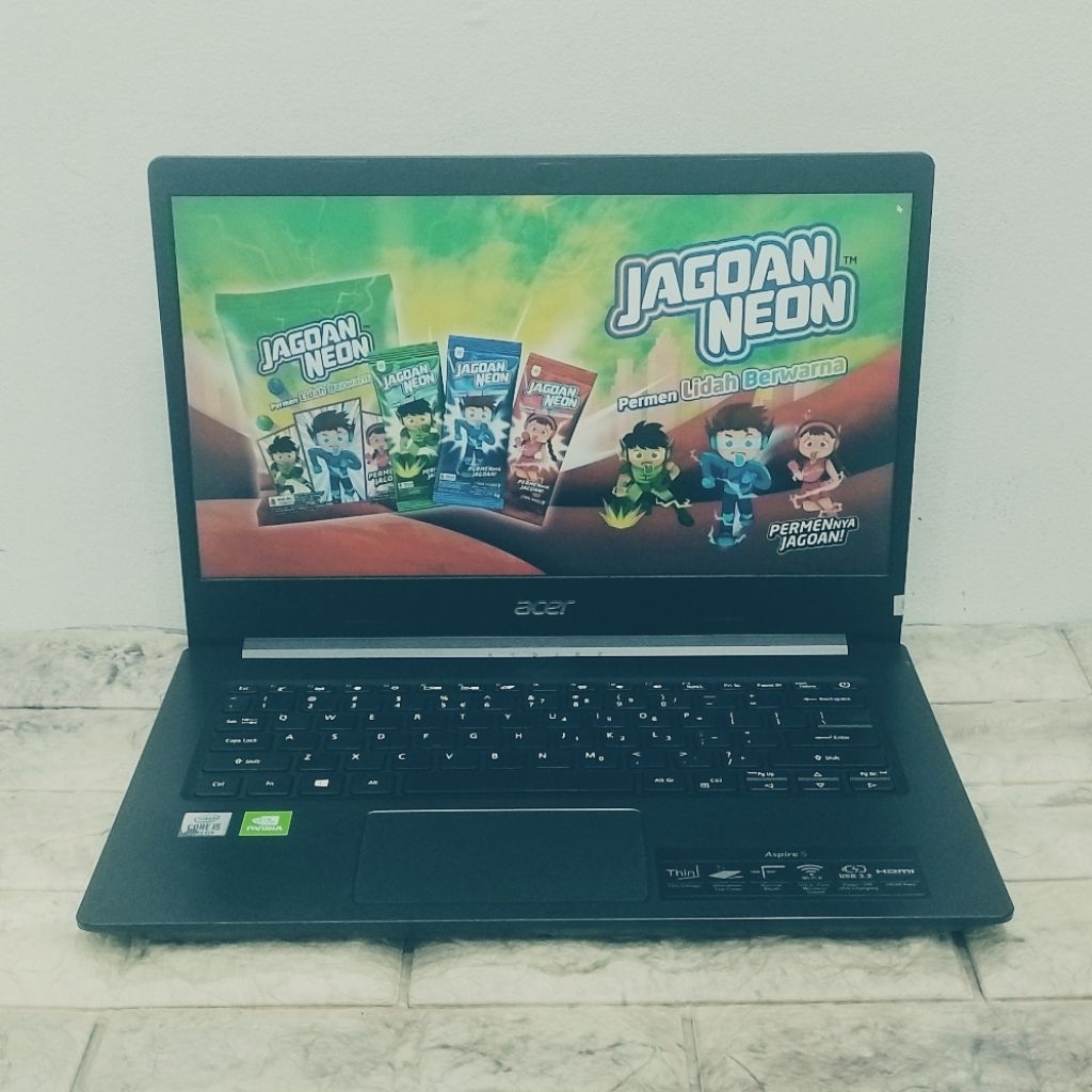Laptop Acer Aspire 5 Intel core i5-1035G1 RAM 8GB SSD 256GB VGA MX350