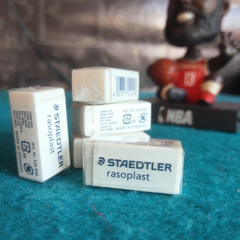

(1 PCS) Penghapus Staedtler | Penghapus Stadler | Penghapus Karet | Stip Staedtler Rasoplast Kecil Putih 526 B40