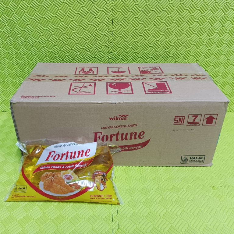 

Minyak Goreng Fortune Bantal 1L 12pcs x 1ltr KARTON
