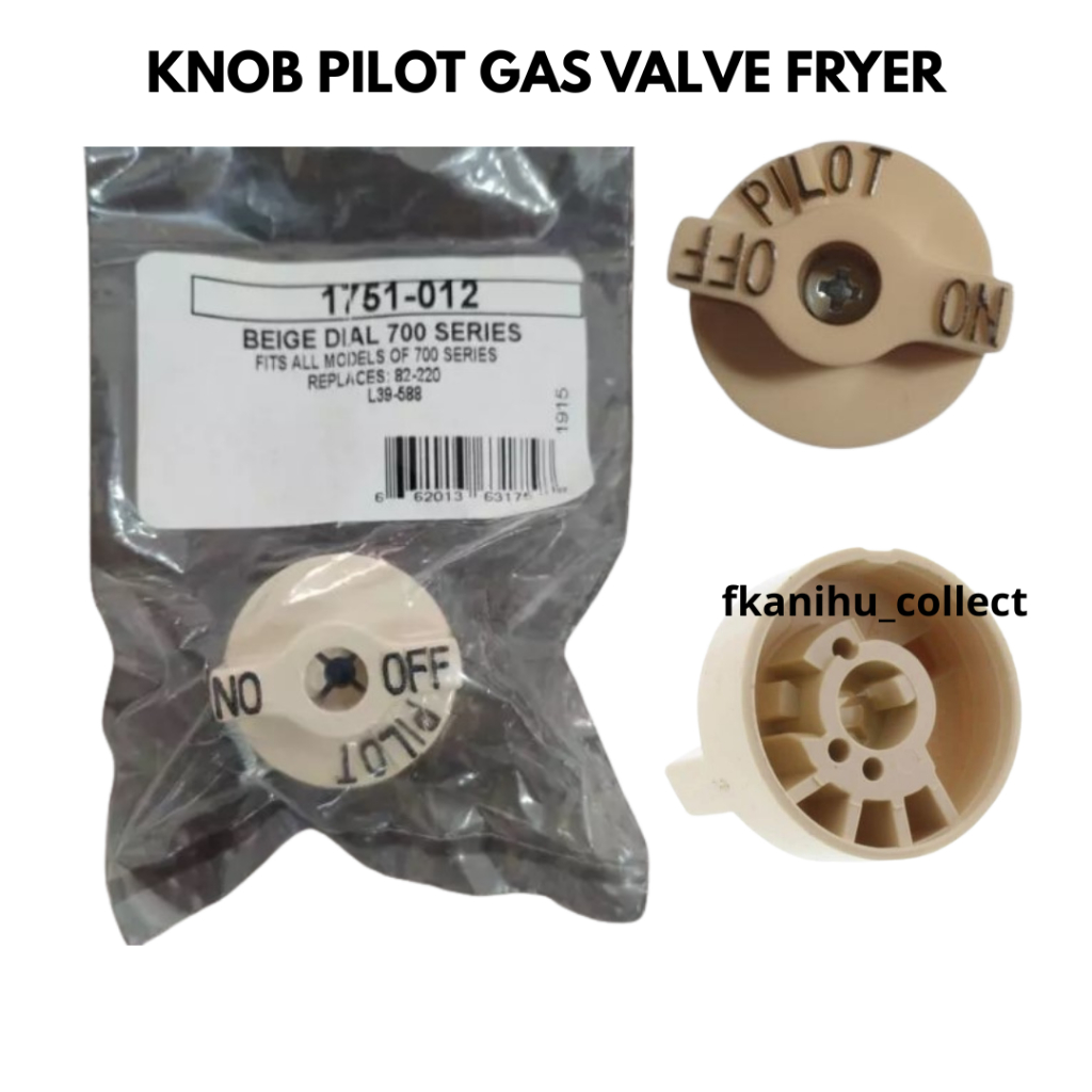 Knob Fryer Nayati / Knob Pilot Gas Valve Fryer  / / Knob Fryer Imperial / Knob Robertshaw