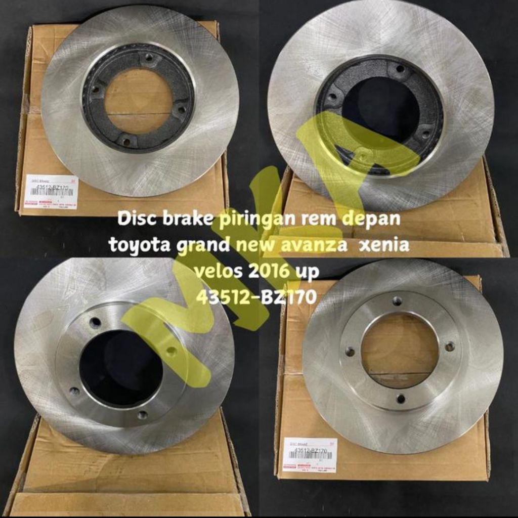 DISC BRAKE KAMPAS REM DEPAN VELOZ GRAND NEW AVANZA XENIA 2016 UP