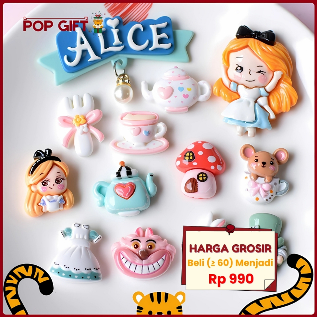 

PG Stiker 3D Cartoon Alice Untuk Case HP Botol Cocok Untuk Souvenir Aksesoris DIY Manik Lucu 3D-012