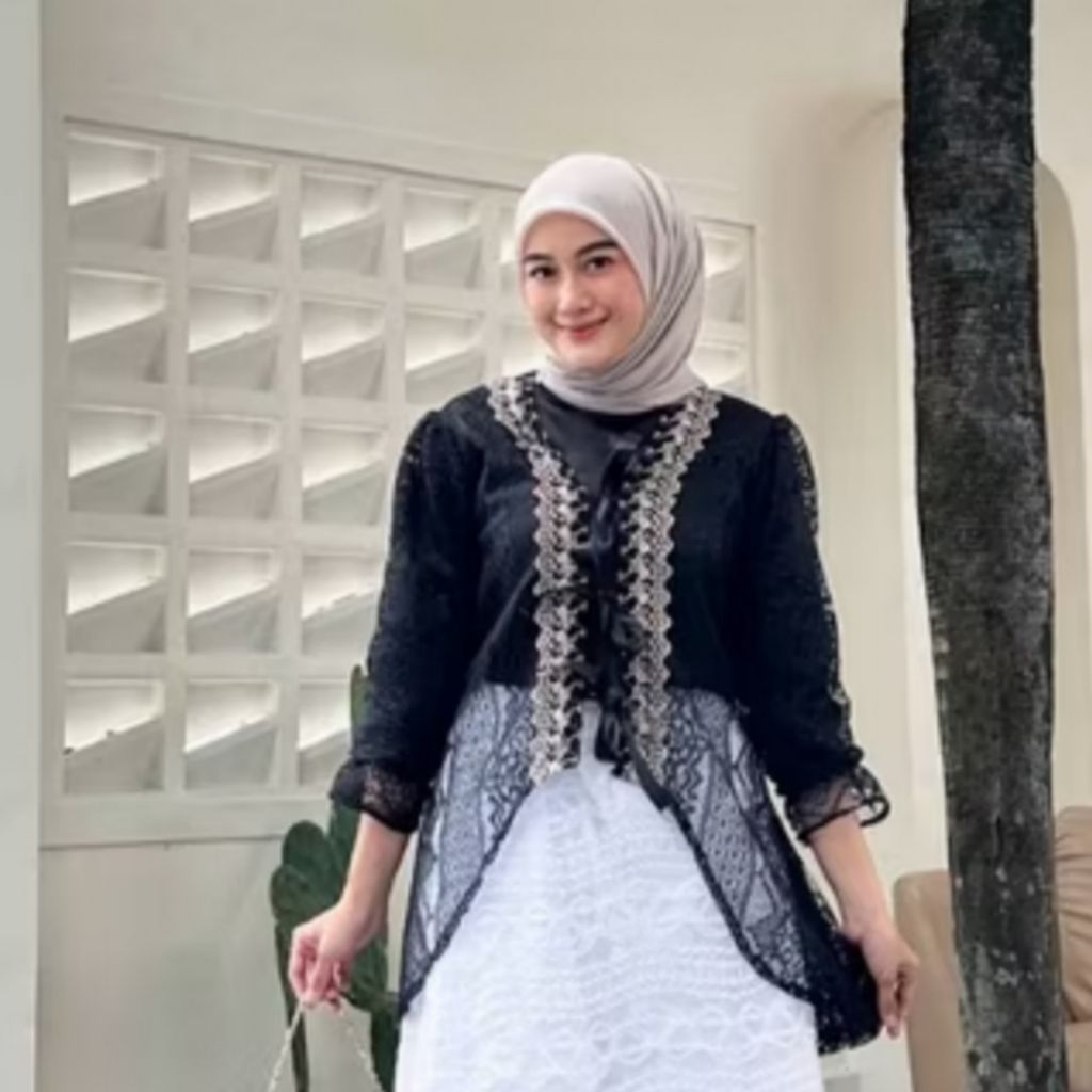 Yura Outer Blouse Lace Brokat Terbaru | Outer Kondangan | Outer Wisudah | Outer Kekinian | Outer Ter