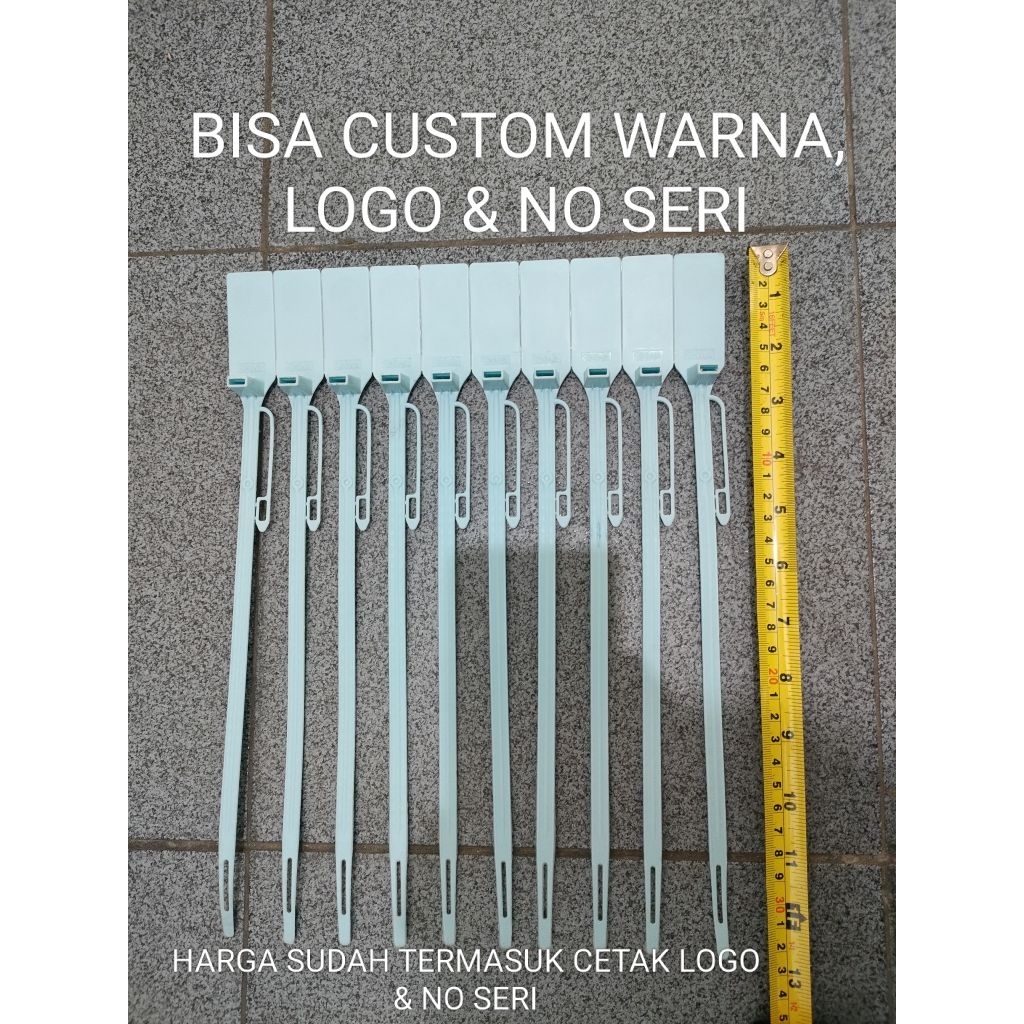 Segel LOCIS PI 300 Plastik satu kunci untuk mengamankan berbagai jenis barang atau kendaraan, sepert