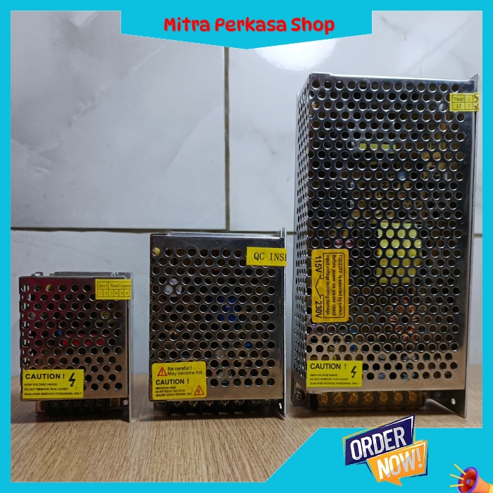 Power Supply Jaring 12V 2A 5A 10A Murni/PSU 12 Volt 2 Ampere Murni