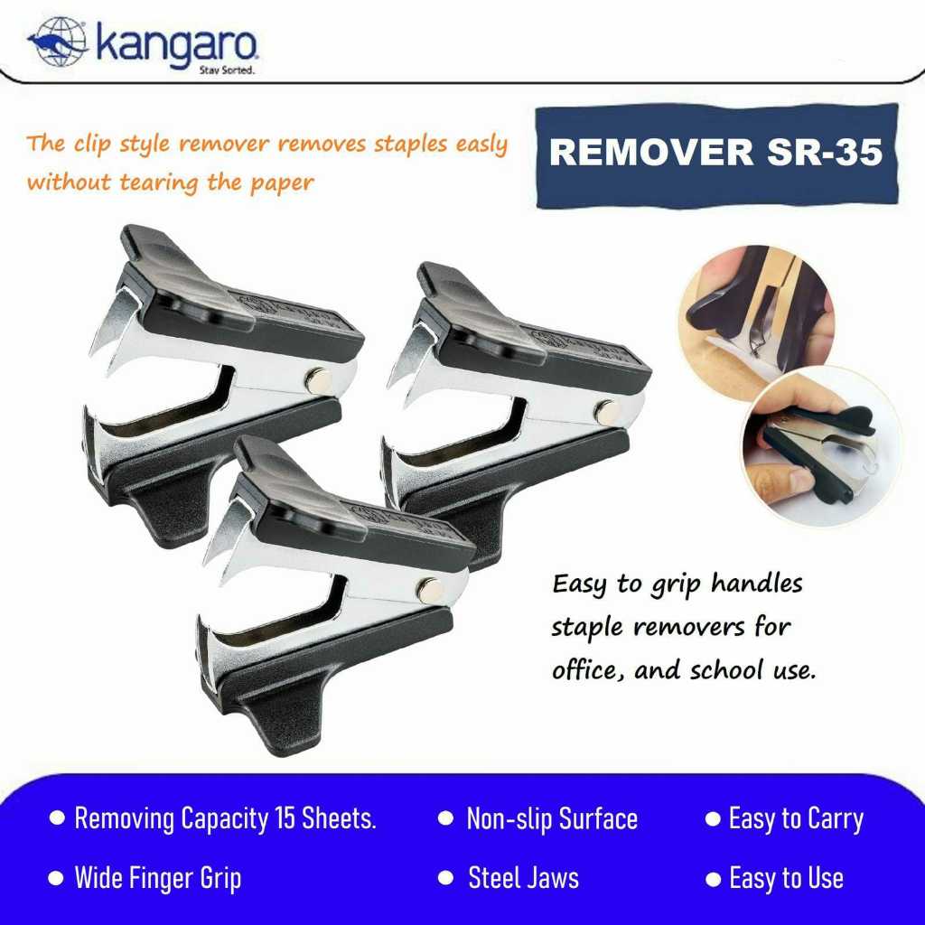 

Pencabut Staples / Stapler Remover Kangaro SR-35