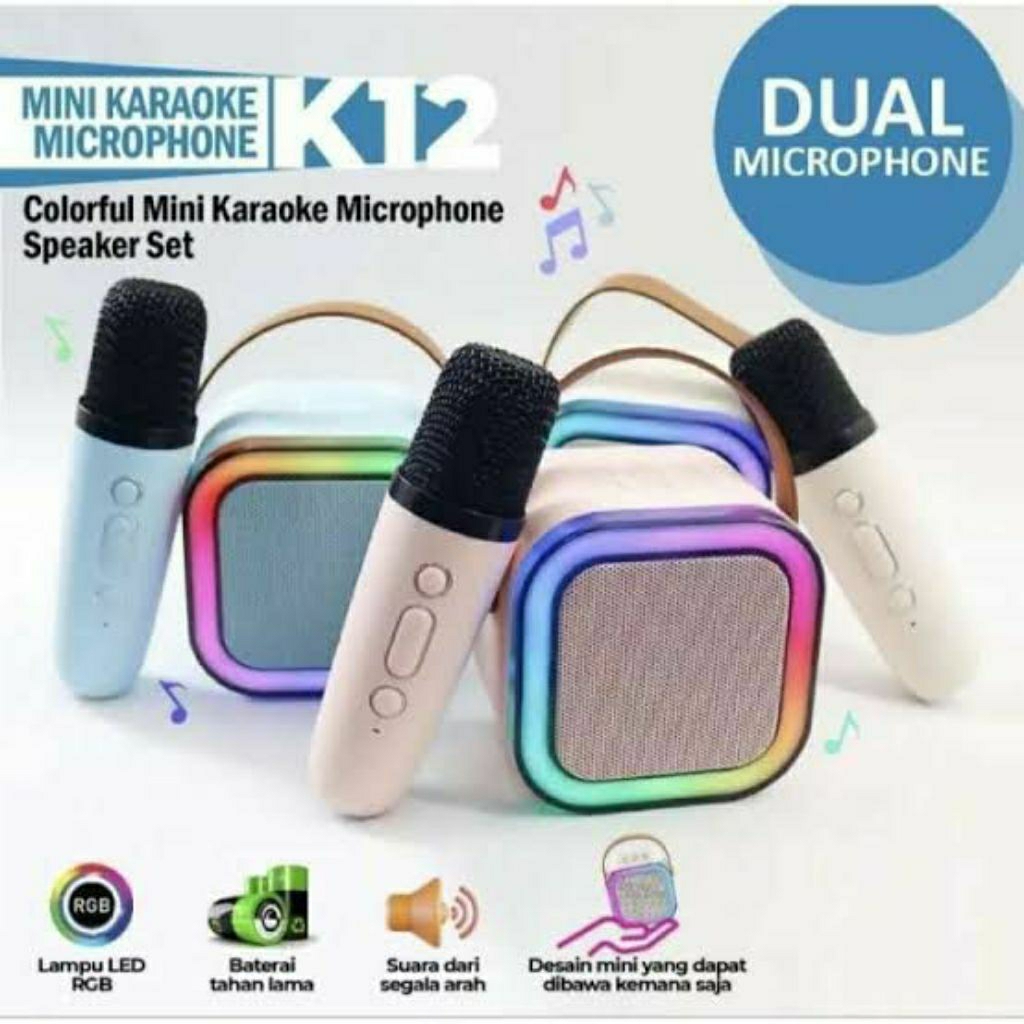 Speaker Mini Bluetooth Portable/Mic Bluetooth Portable Fleco Wireless