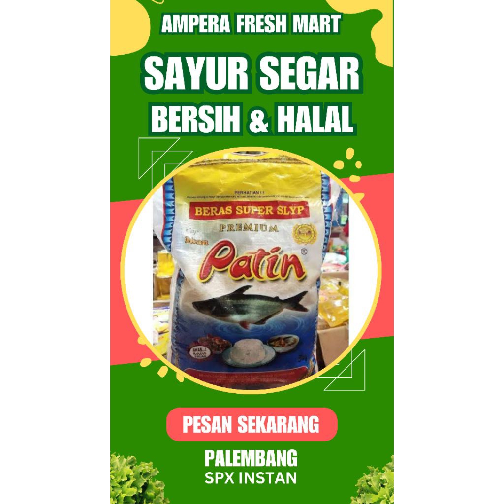 

BERAS PATIN 5KG - 20KG - INSTAN PALEMBANG