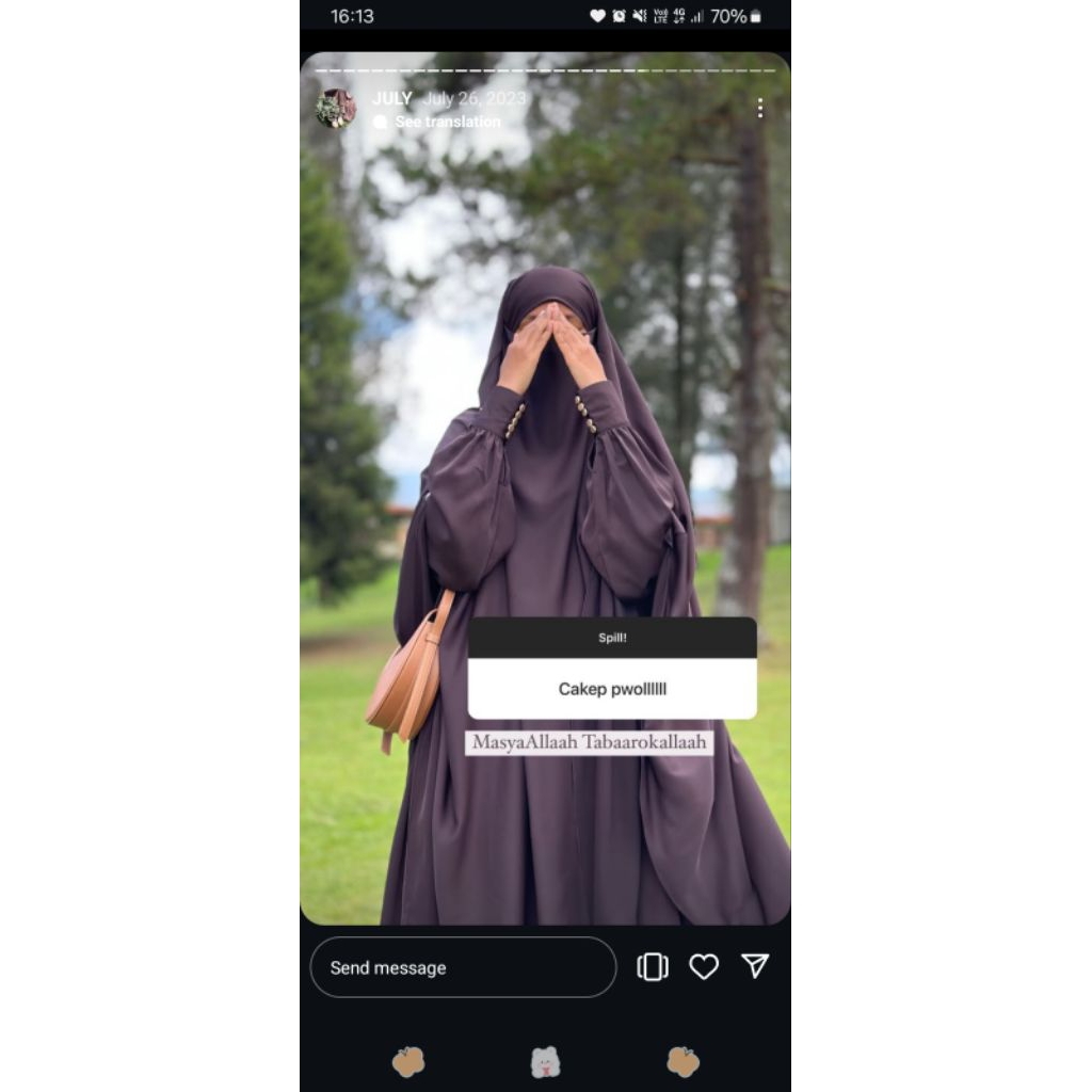 fk july abaya malikah bitterchoco standart