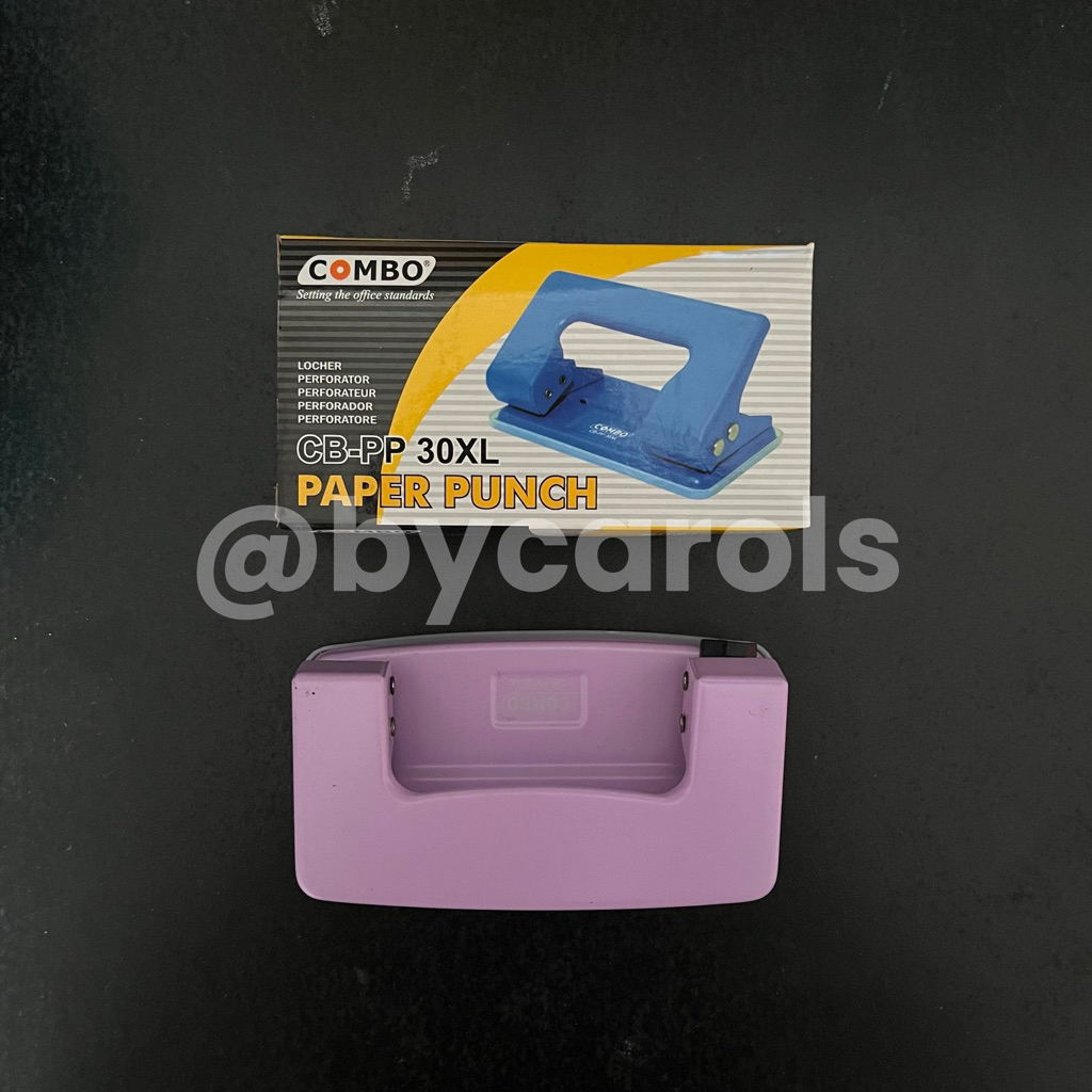 

PEMBOLONG PELUBANG KERTAS PAPER PUNCH COMBO CB-PP 30XL 2 LUBANG