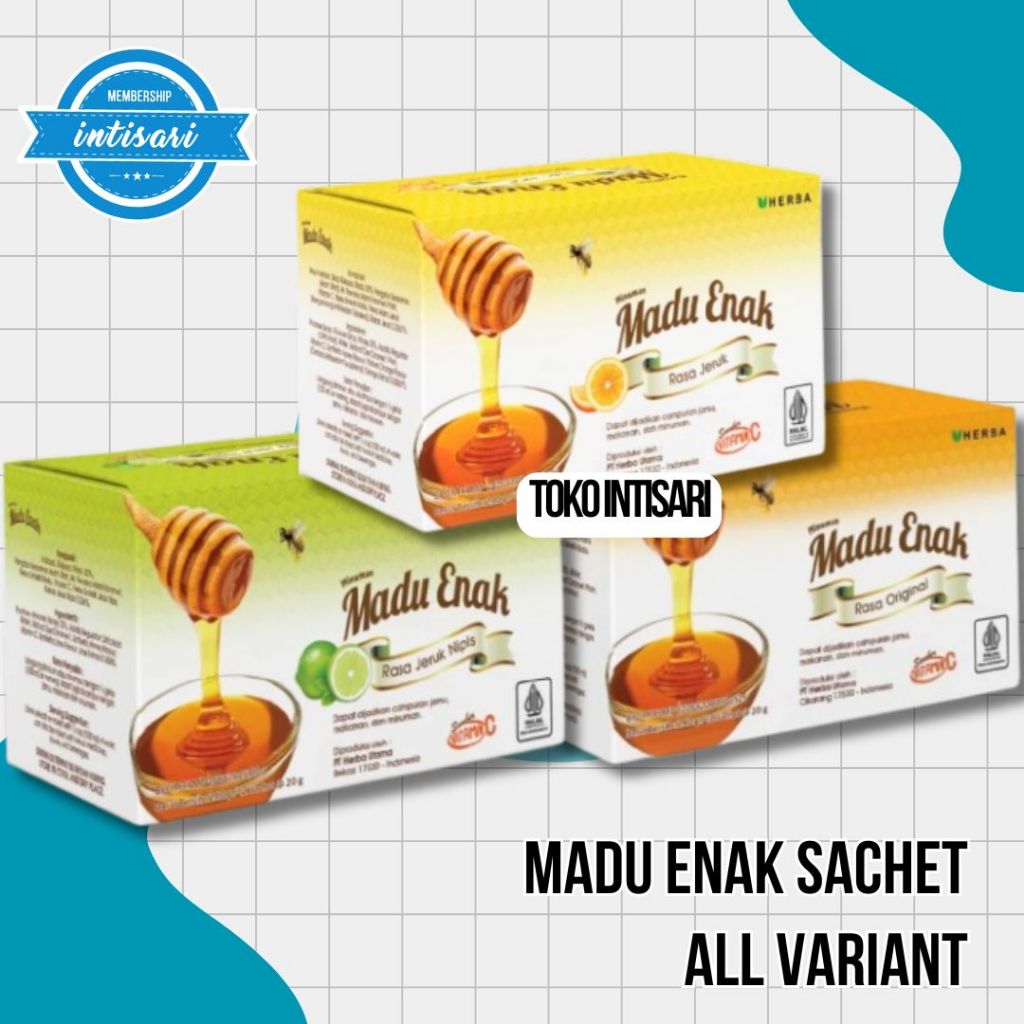 

Madu Enak Sachet 1Box isi 12 Sachet (PACK)