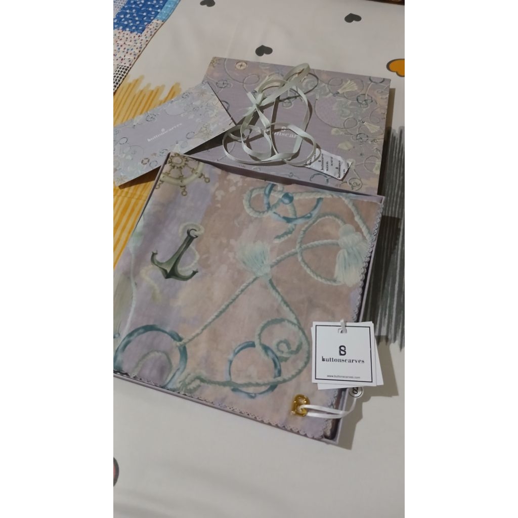 New Buttonscarves Nautical Yara Voal Reguler EDP Parfume not as is