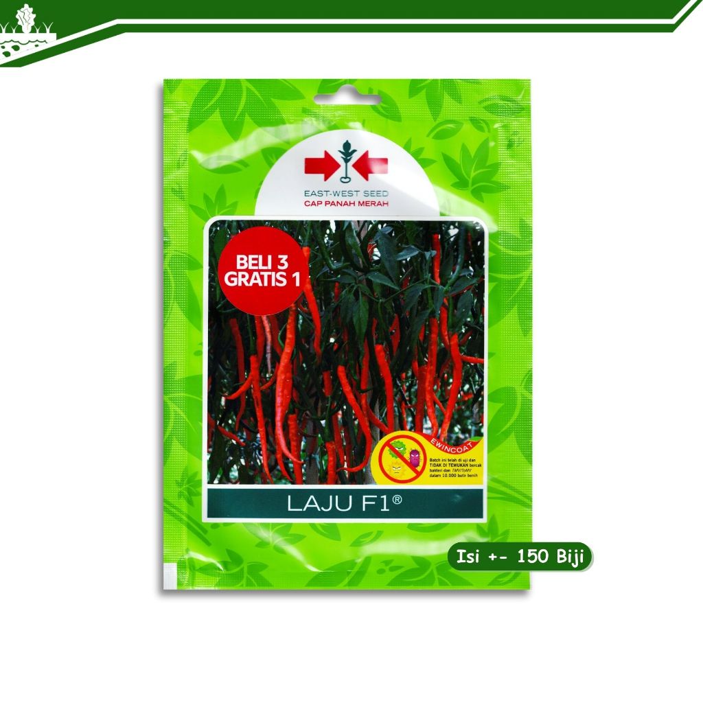 Benih Cabe Laju F1 150 Butir Bibit Cabe Laju F1 - Cap Panah Merah