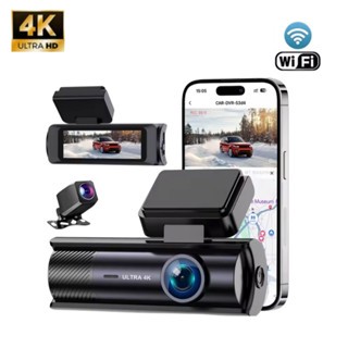 Kamera Mobil 4K dual lens Dash cam Night Vision WiFi 24 Jam Parkir 2293