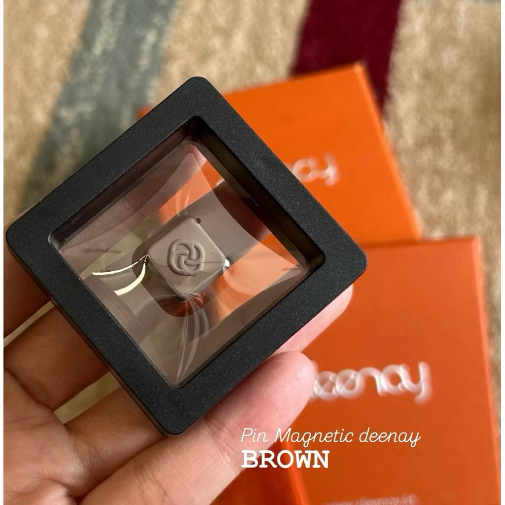 Magnet Pin Brooch Hijab Deenay Pengganti Pentul Original