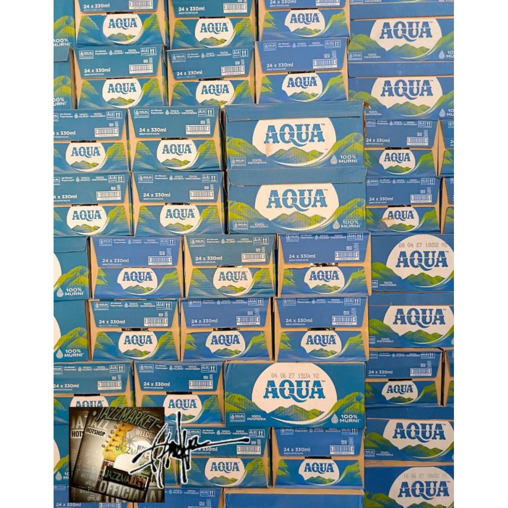 

Aqua air mineral 330ml (1 dus isi 24 botol)