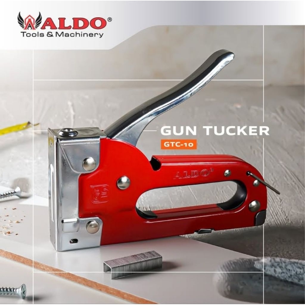 

Aldo Staples Tembak 4-8mm GTC-08 / Stapler Gun Tacker / Tembakan Staples / Staple Stapler Gun Tacker Staples