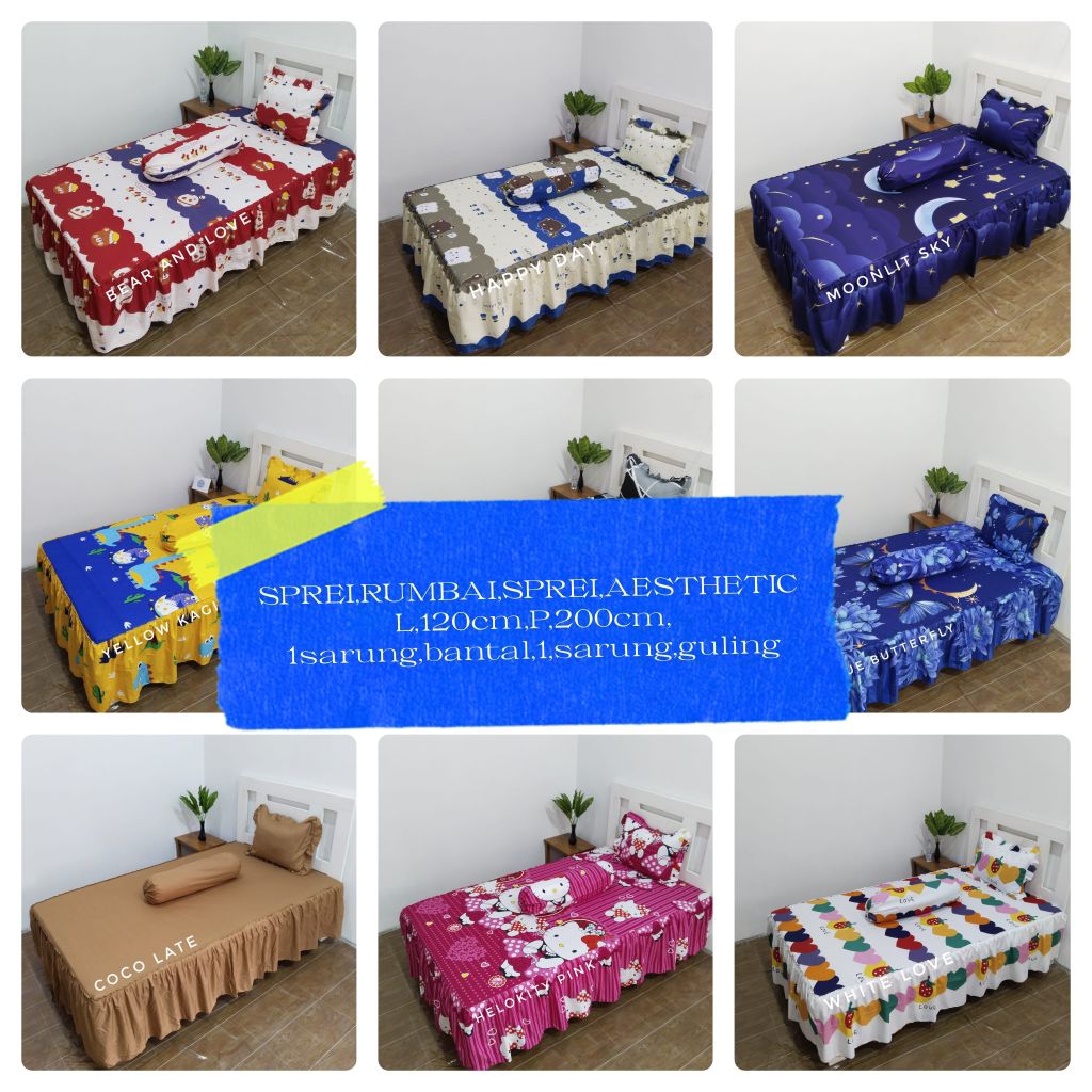 sprei rumbai 120x200