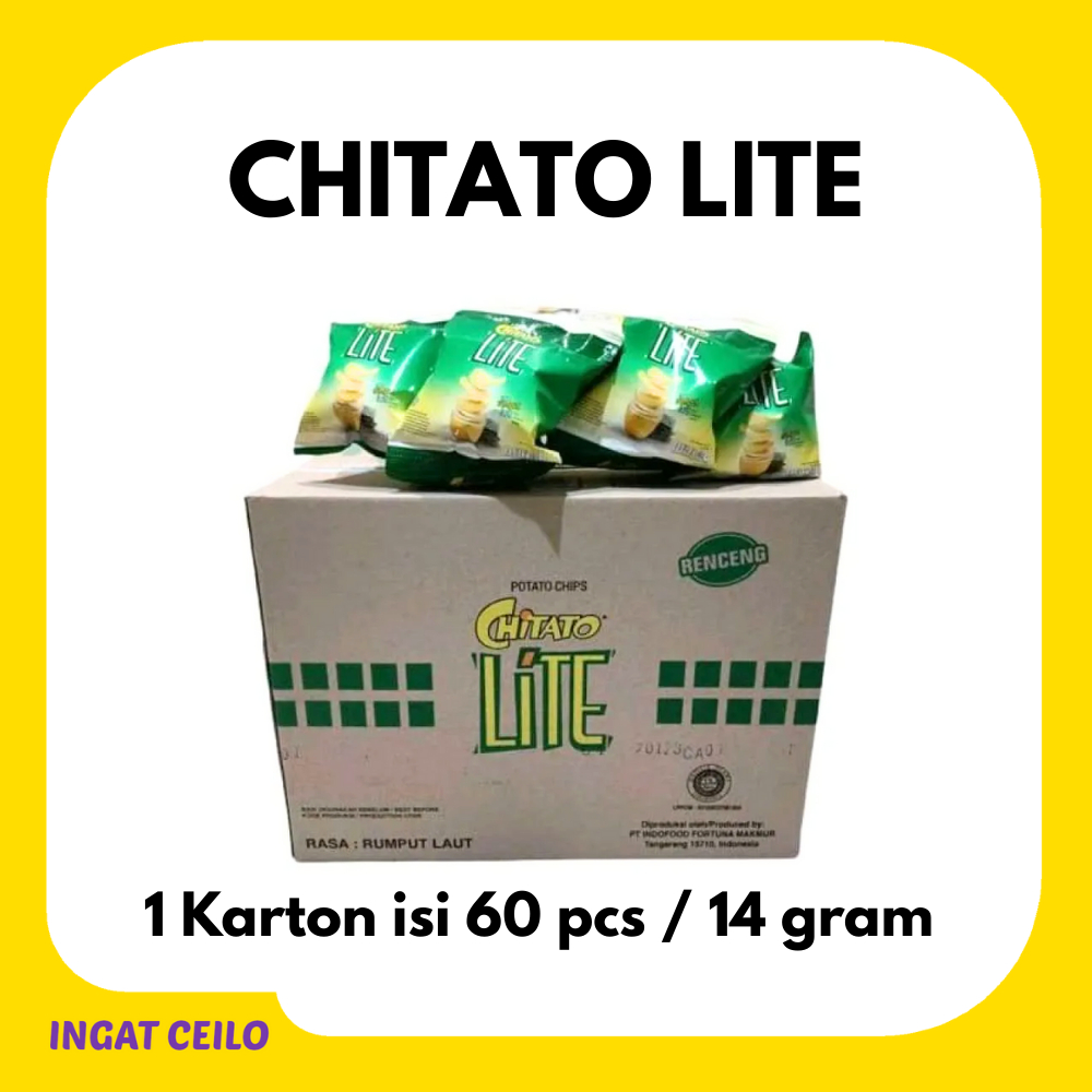 

Chitato Lite 1 Dus - Crispy Thin Chips | 1 Dus chitato isi 60pcs