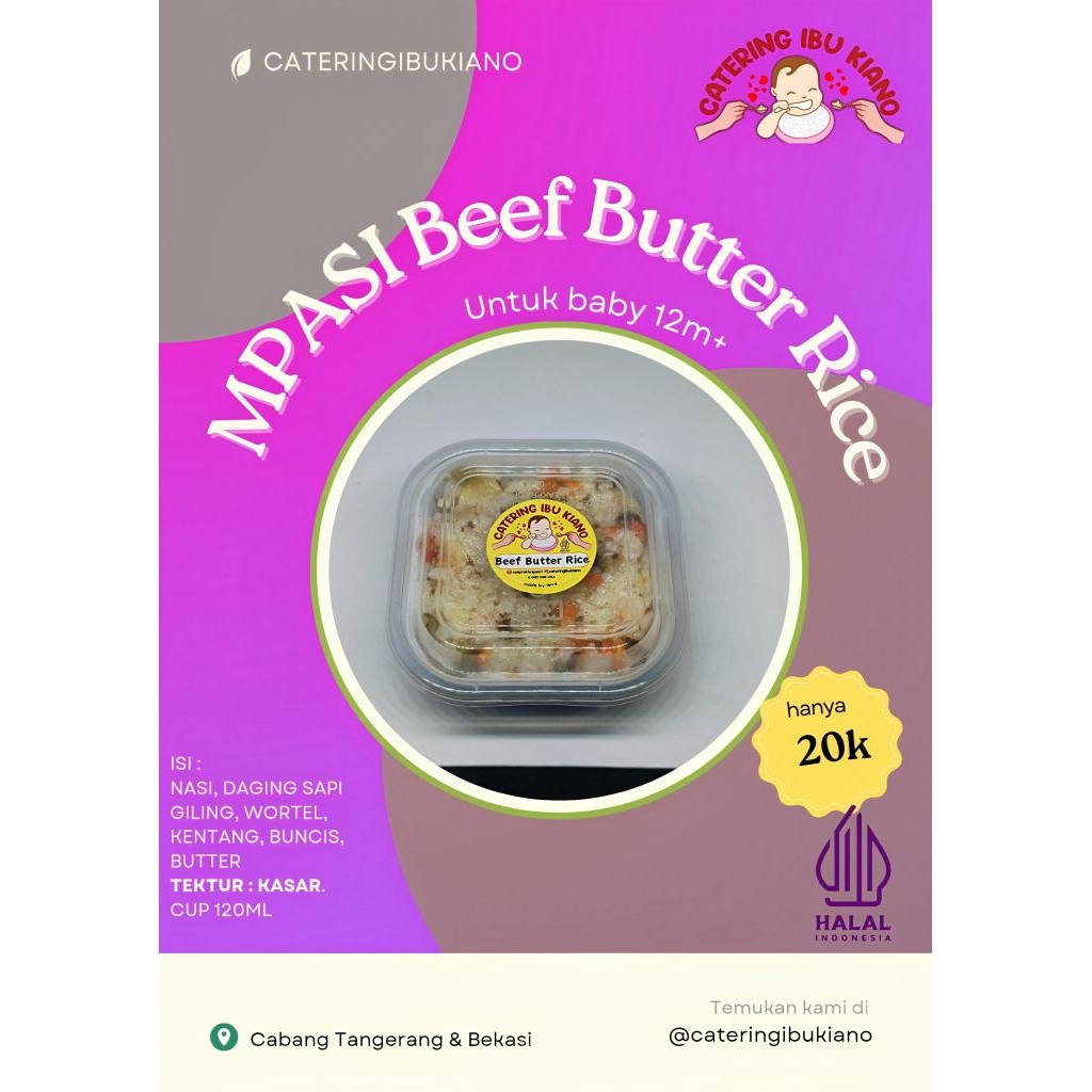 

Butter Rice Catering Mpasi Bayi Frozen Booster BB