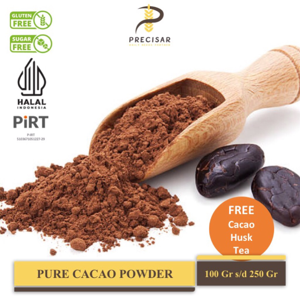 

Bubuk Kakao Murni / Finest Natural Cacao Powder - Non Alkalize | Organic | Sugar Free - 100g & 250g