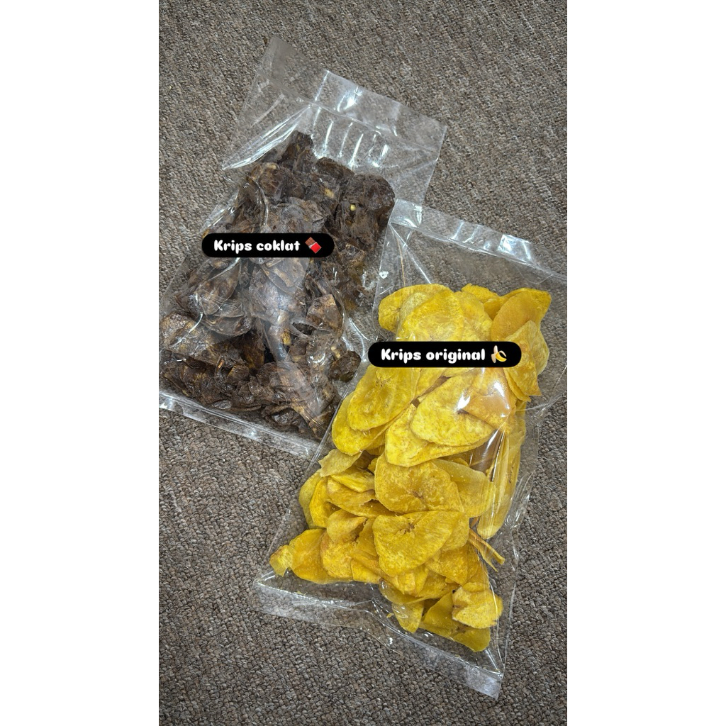 

KRIPIK PISANG COKLAT LUMER & ORIGINAL