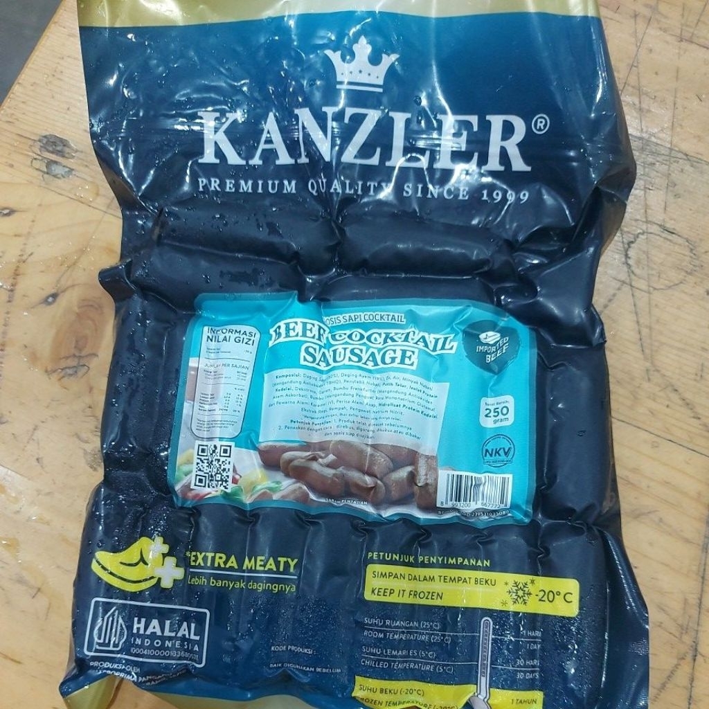 

KANZLER SOSIS BEEF COCKTAIL 250GR