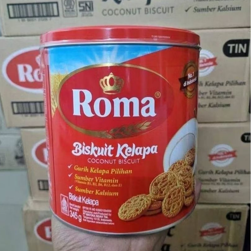 

Biskuit roma kelapa kaleng 345gr