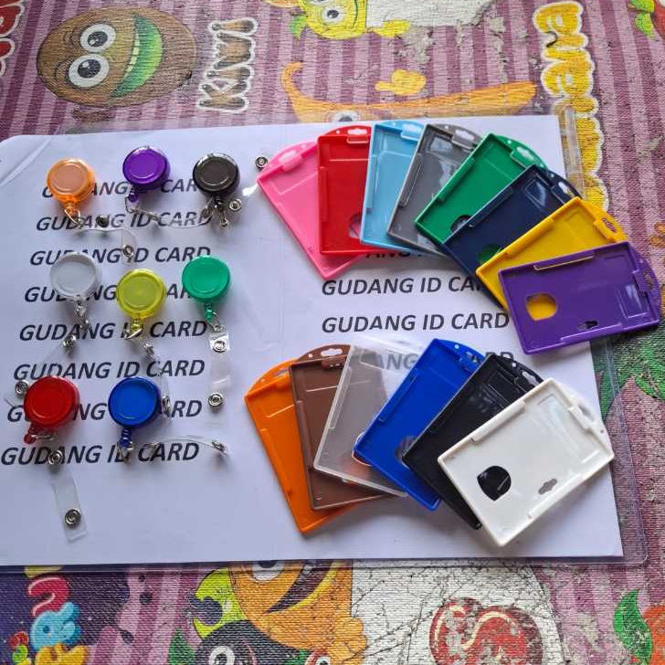 

Paket Yoyo ID Transparant + Casing ID Warna EvBest Plastik