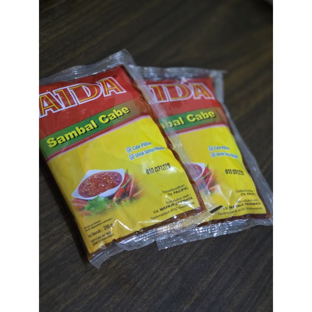 

Aida Sambal Cabe Pedas Alami 200 g