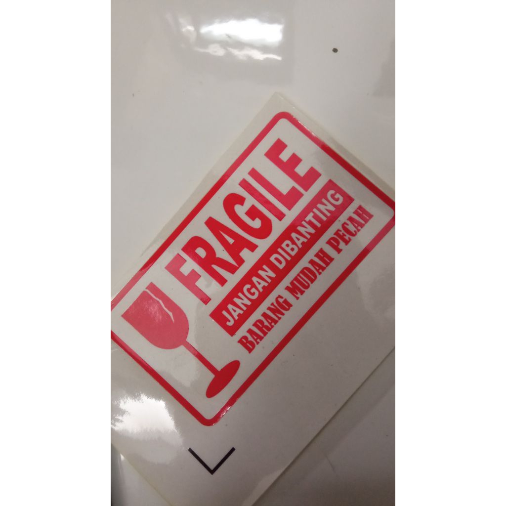 

stiker Fragile