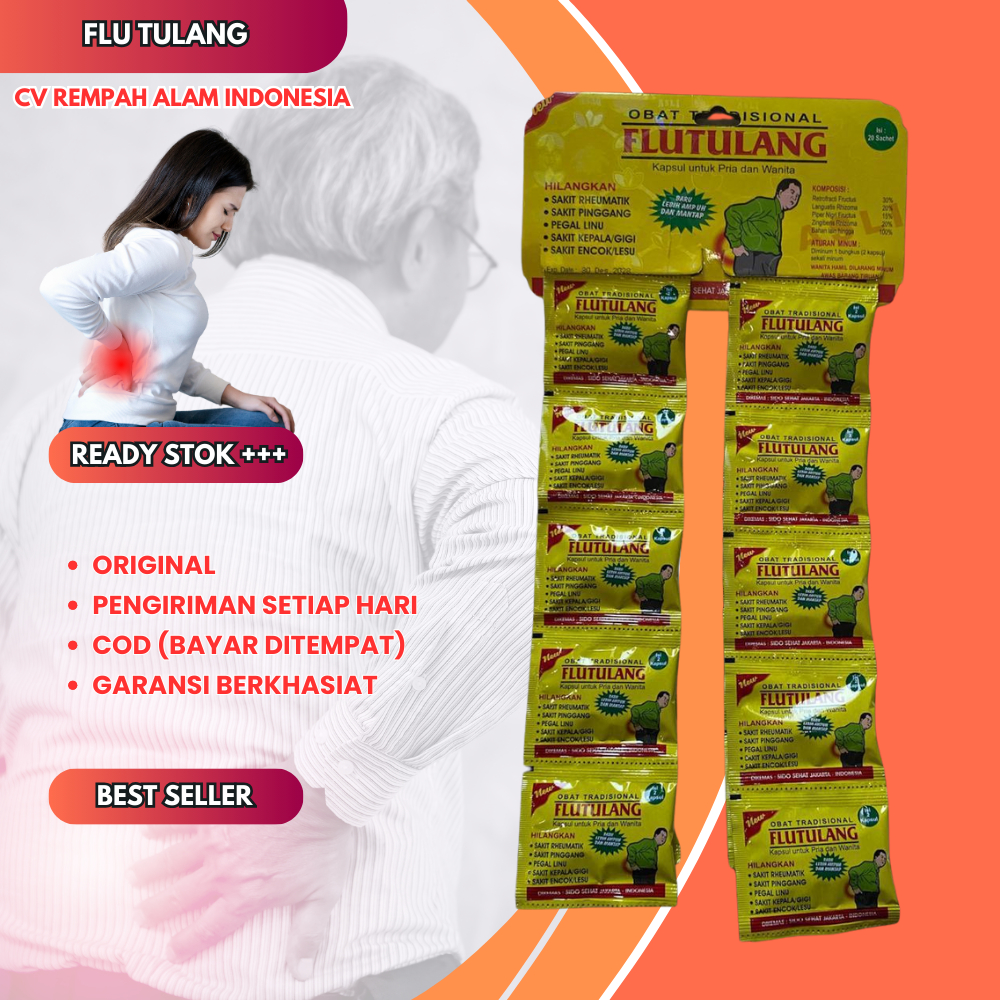 

Flu Tulang Kapsul Original 20 Sachet