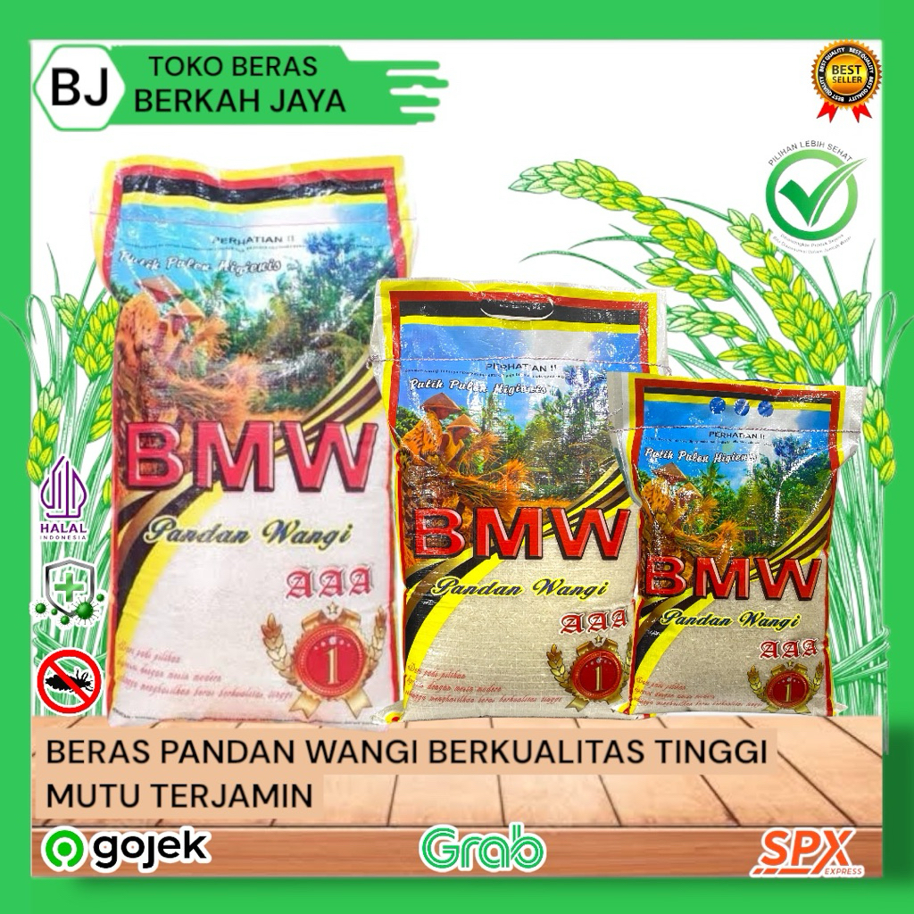 

BERAS PANDAN WANGI CAP BMW 5KG 10KG 20KG