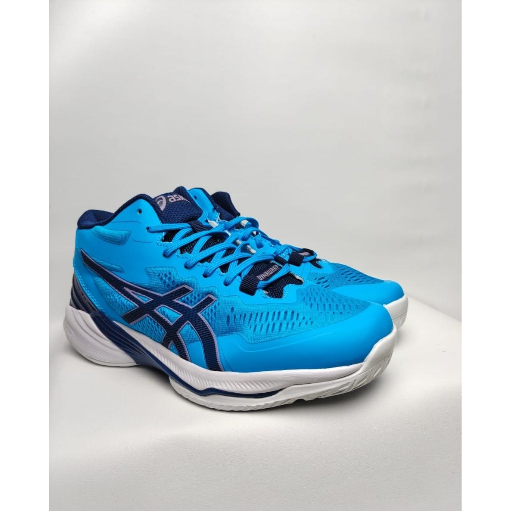 [COD] BLUE Sepatu Voli/Badminton Pria/Wanita ASICS SKY ELITE FF MT 2 LOW/Super grade Sepatu Olahraga