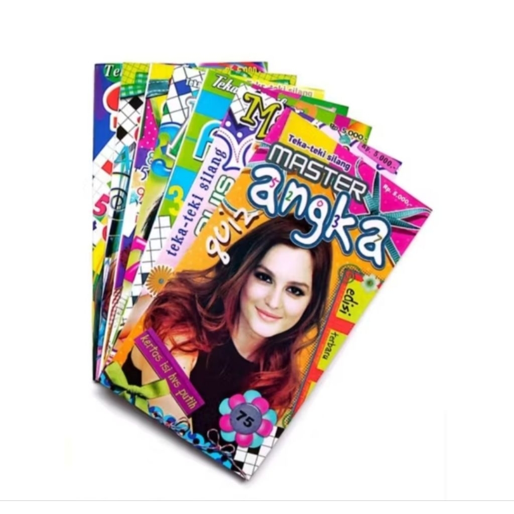 Jual Teka Teki Silang (TTS) Angka-Panjang| PAKET HEMAT 10pcs Teka Teki Silang Angka-Panjang Terlaris