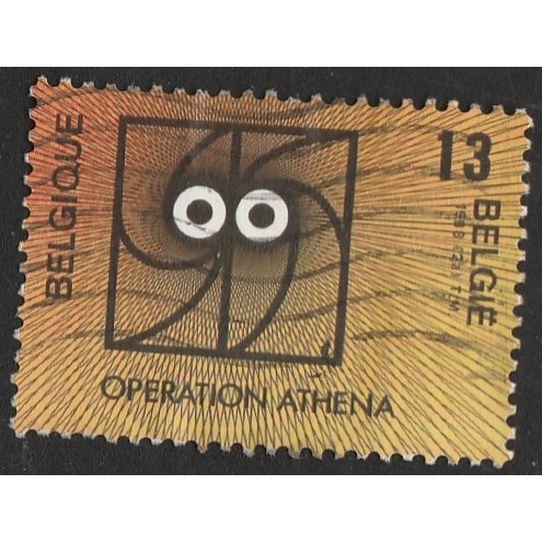 

A 12714 SATU BUAH PRANGKO BELGIE NOMINAL 13F TEMA OPRATION ATHENA DENGAN KONDISI SUDAH ADA CAP