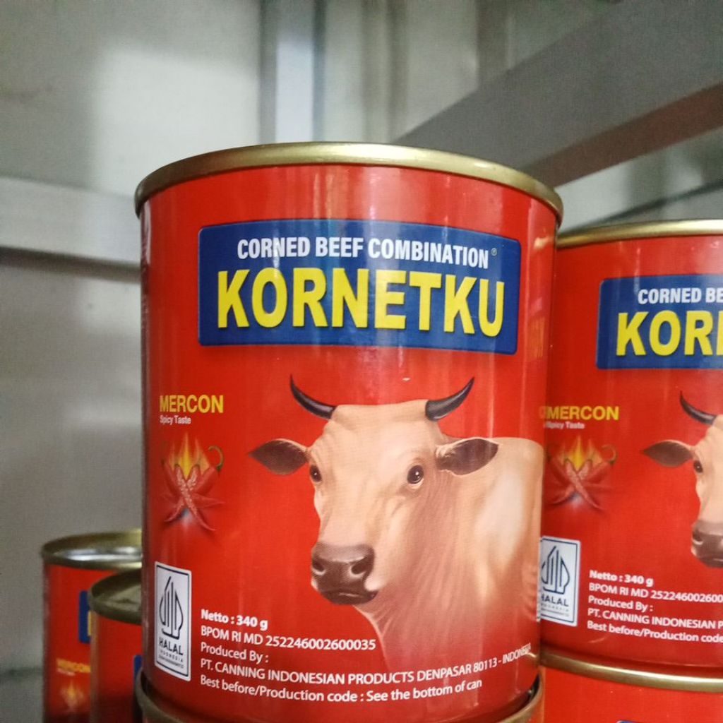 

Kornetku sapi kombinasi Mercon/Pedas 340gr