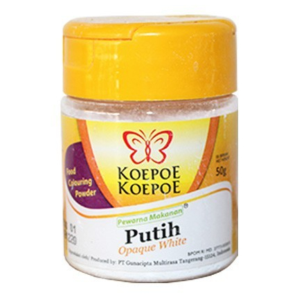 

Pewarna Putih Opaque White Koepoe Koepoe 50gr