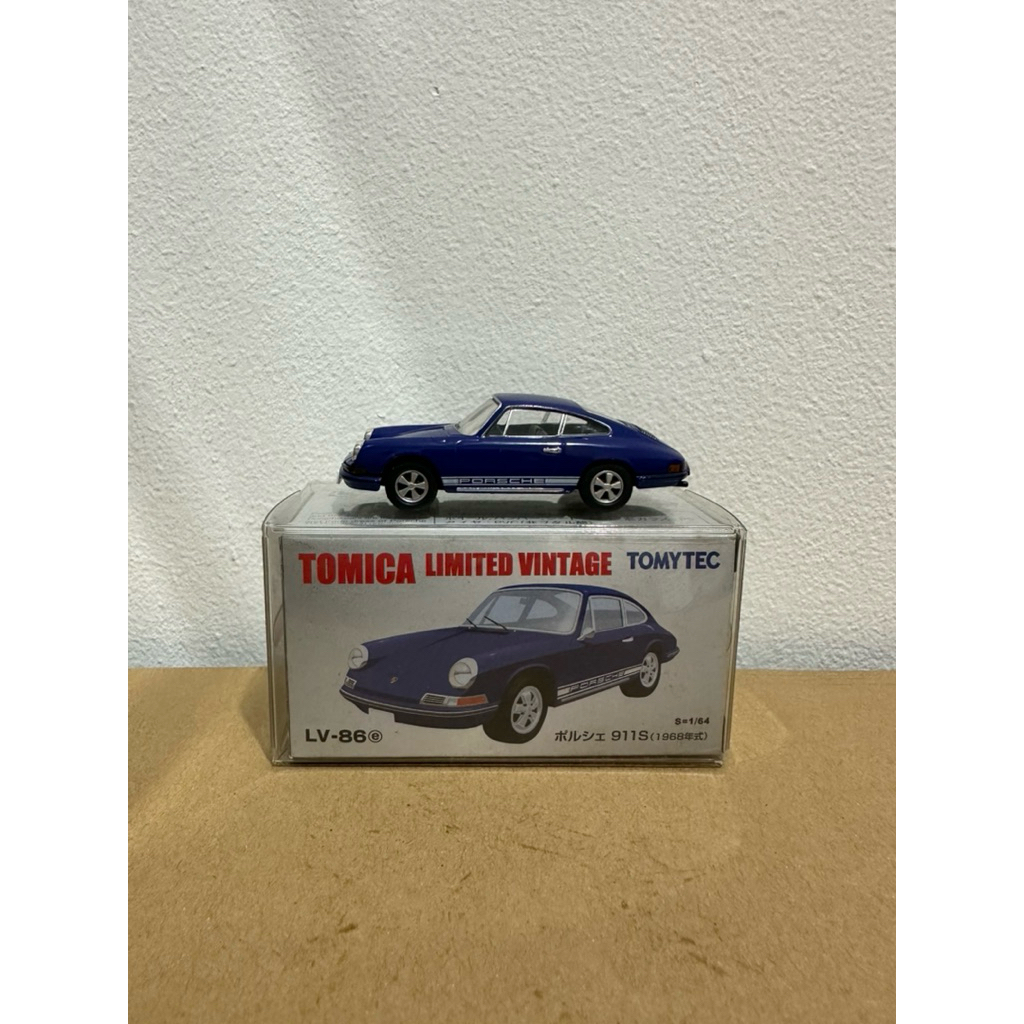 Tomica Limited Vintage Porsche 911S Blue LV-86a