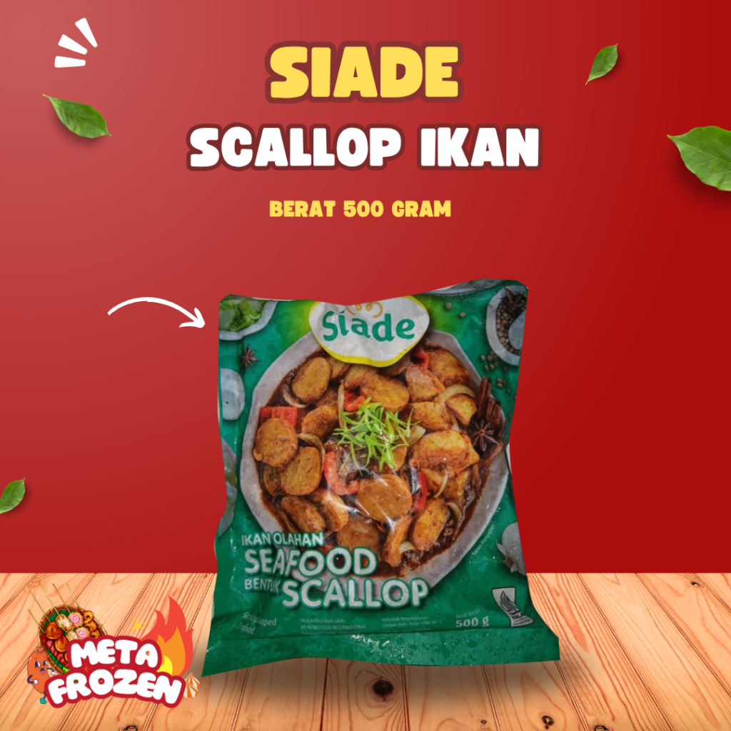 

SIADE SCALLOP IKAN 500 GR