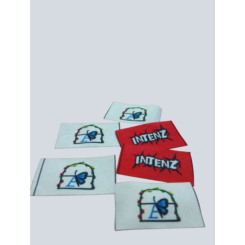 

Label baju / Label Hijab / Label Woven Damask Subtitute