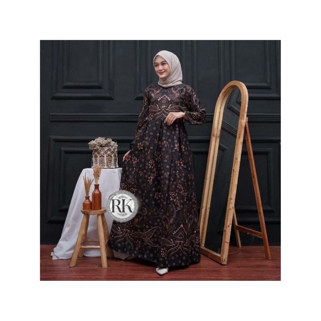 GAMIS BATIK KEKINIAN WANITA DEWASA trendy