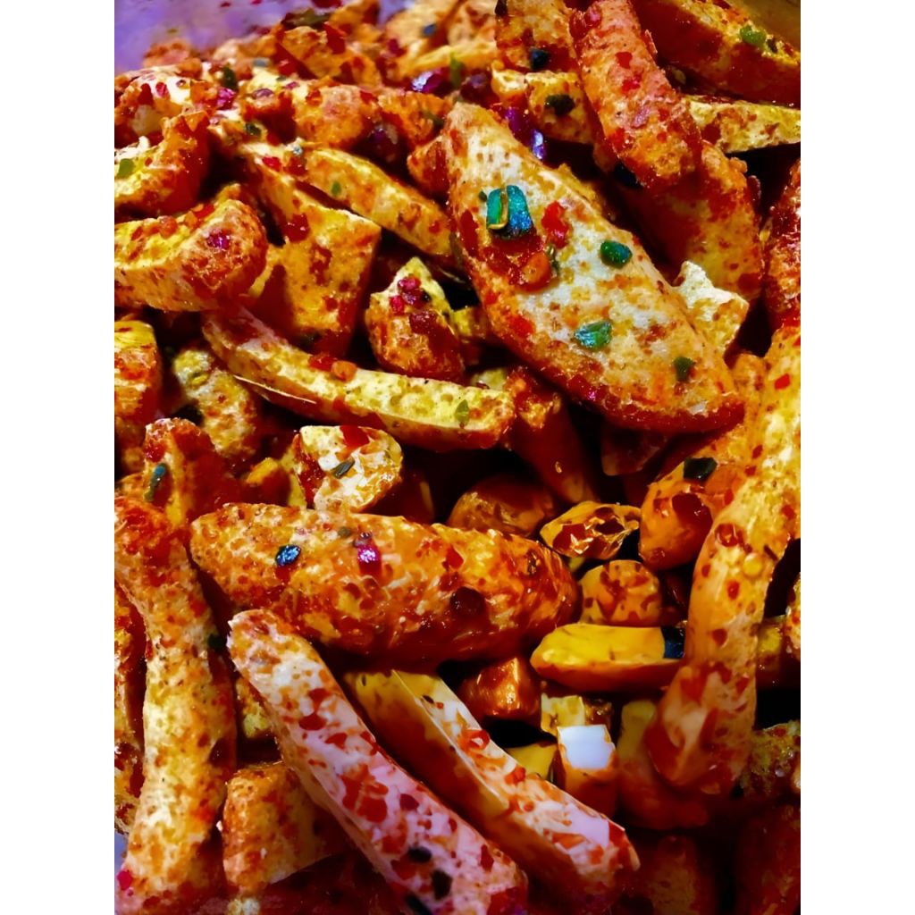 

bisa cod basreng stik renyah asli bandung pedas daun jeruk original gurih