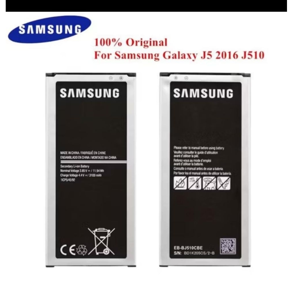 Batre batrai  Samsng J5-2016 J5 2016 J510  EB-BJ510CBC 0ri Samsng