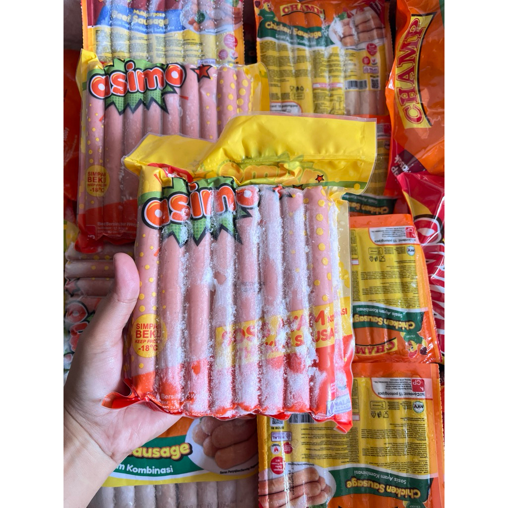 

Sosis Asimo Long 500 gr/Sosis Ayam Long