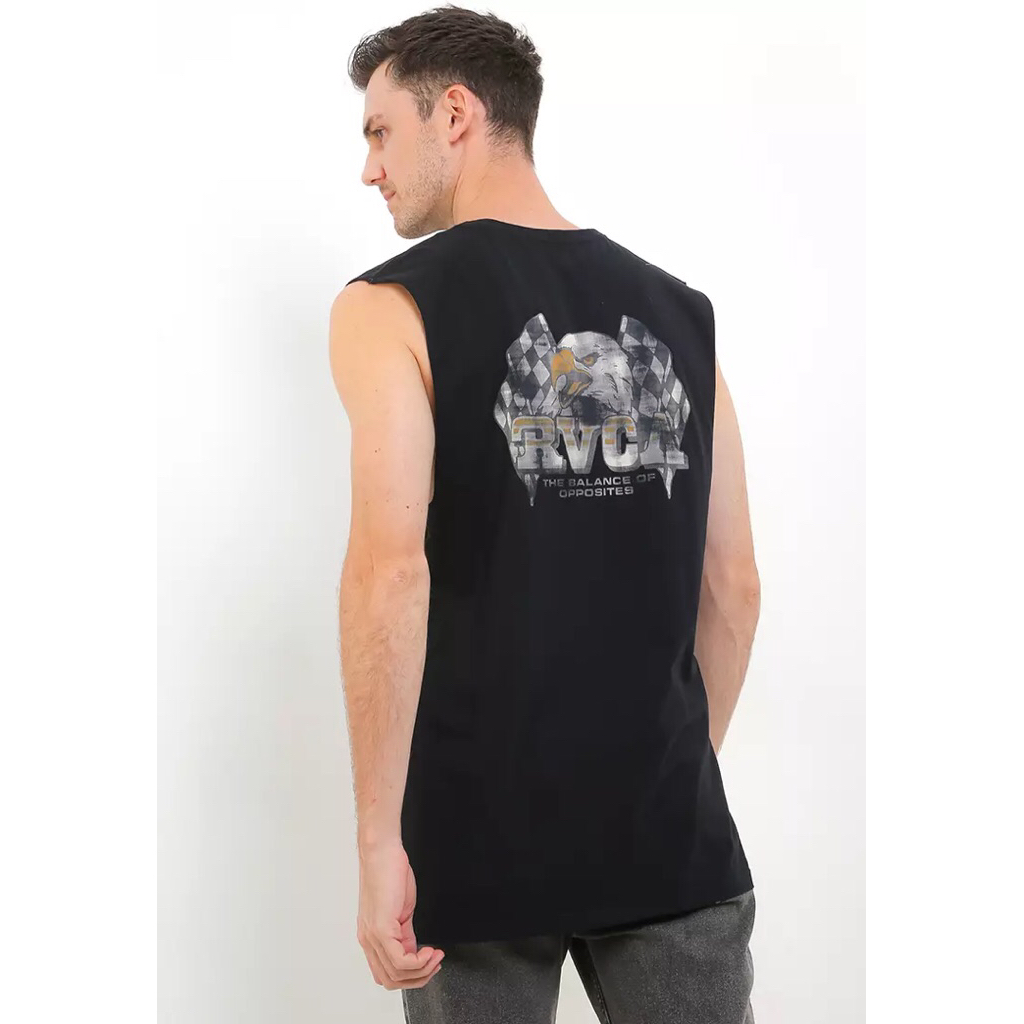 kaos singlet RVCA race day muscle original