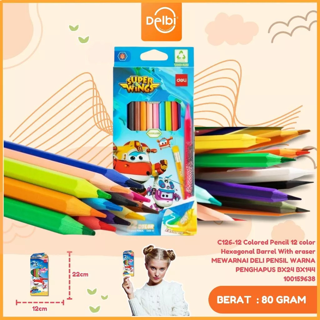 

PENSIL WARNA PANJANG ADA PENGHAPUS 1 SET ISI 24 WARNA CERAH