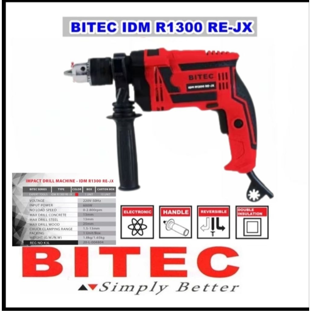 BOR BITEC IDM 130 RE-J / 13MM