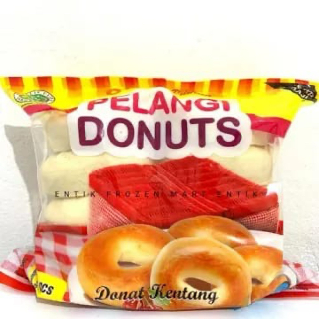 

Donat pelangi isi 10
